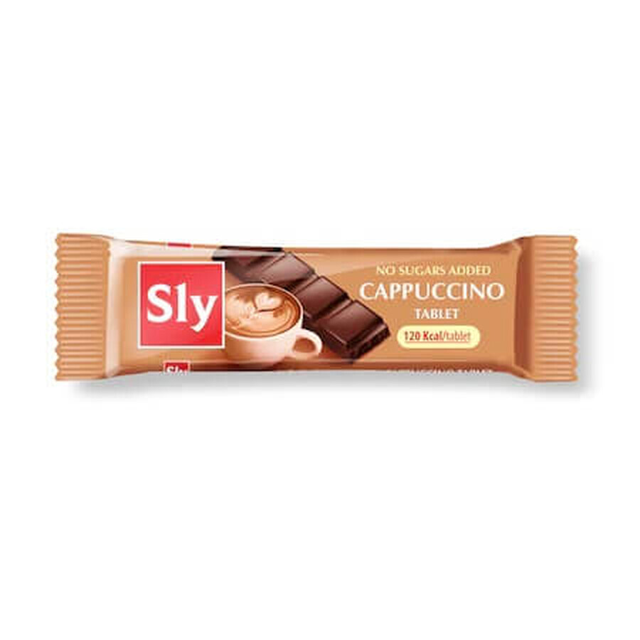 Diät-Tablette mit zuckerfreiem Cappuccino, 25g, Sly Nutrition