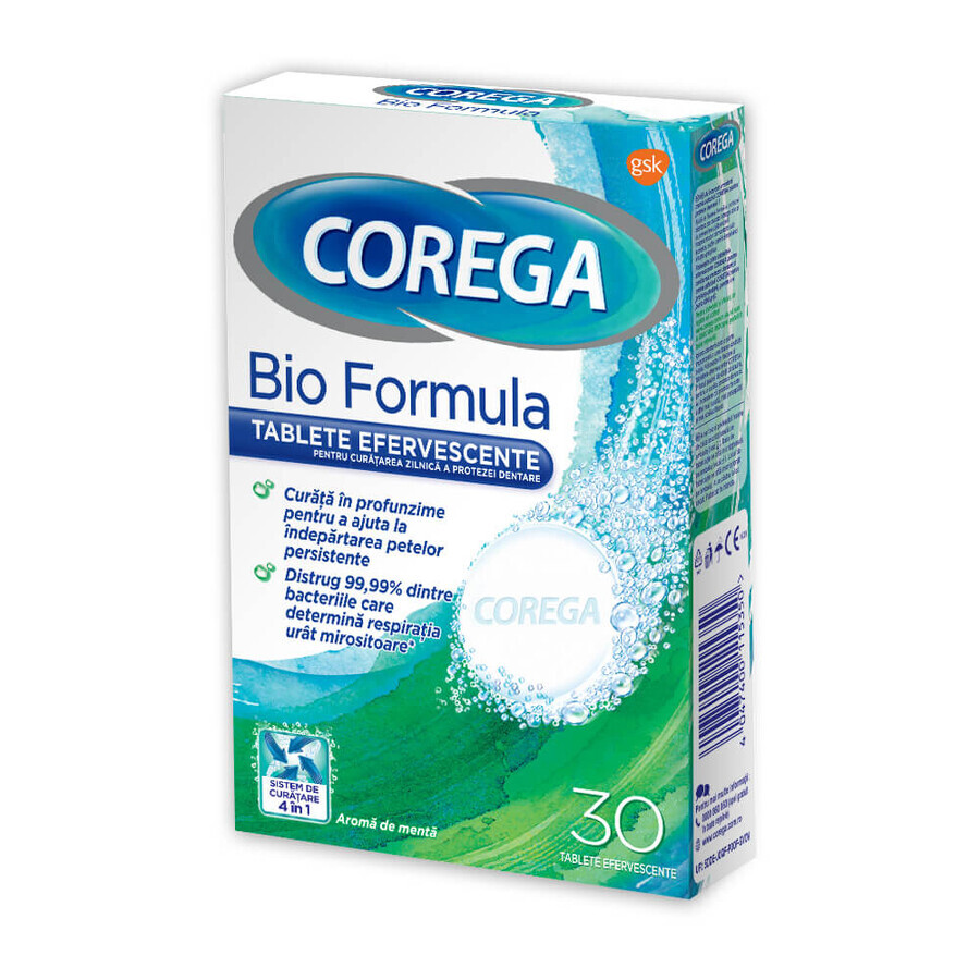Corega Bio Formel Tabletten, 30 Tabletten, Gsk