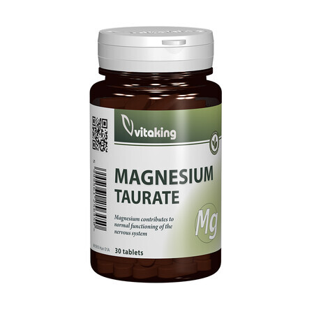Magnesium Taurat, 30 Tabletten, Vitaking