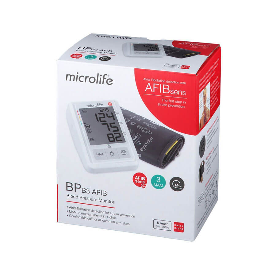 BP B3 AFIB electronic arm blood pressure monitor, Microlife