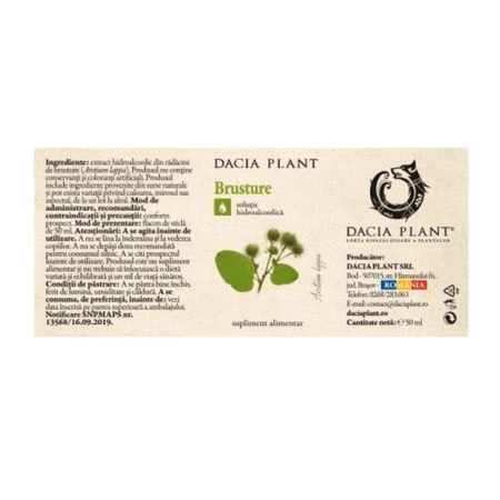 Teinture de Bardane, 50 ml, Plante Dacia