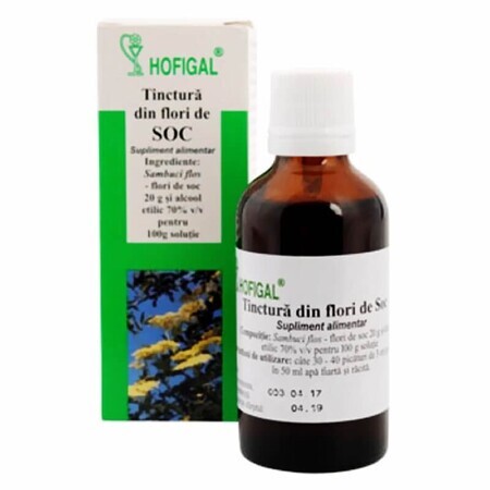 Holunderblüten-Tinktur, 50 ml, Hofigal