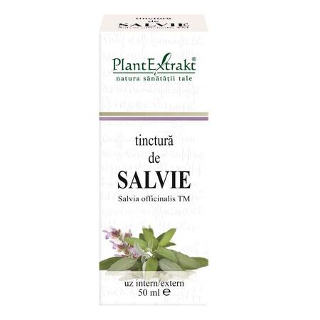 Tinctură de Salvie, 50 ml, Plant Extrakt