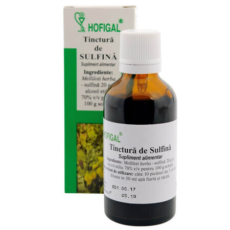 Tinctură de Sulfină, 50 ml, Hofigal