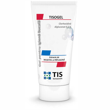 Tisogel oral hygiene gel, 50 ml, Tis Farmaceutic