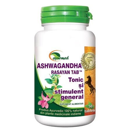 Ashwagandha Rasayan, 50 tablete, Ayurmed