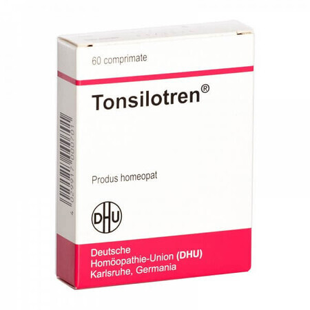 Tonsilotren, 60 comprimate, Dhu Germania