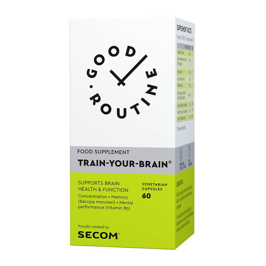 Train Your Brain Good Routine, 60 Kapseln, Secom