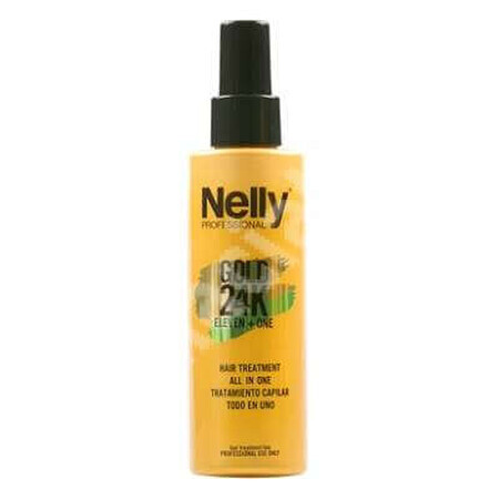 Tratament 11+1 complet pentru par Gold 24K, 150 ml, Nelly Professional