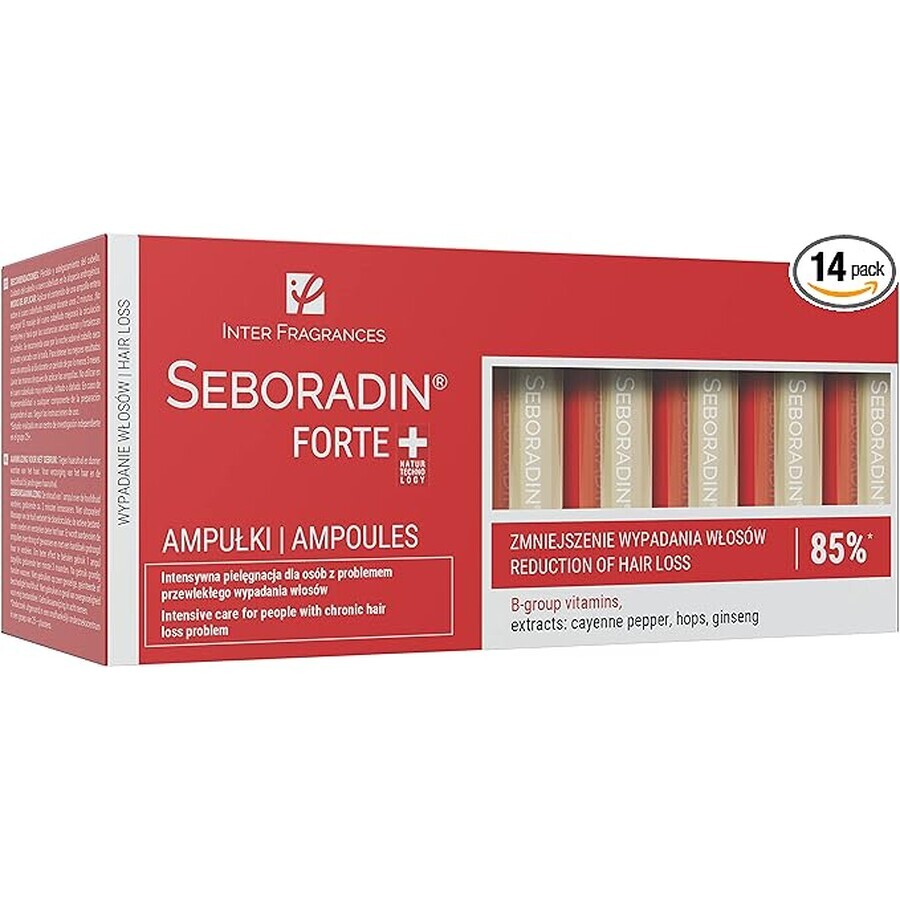 Seboradin Forte +, 14 Ampullen x 5,5 ml, Lara