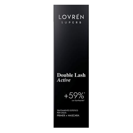 Tratament pentru gene Double Lash Active, Mascara 5 ml si Primer 4,5 ml, Lovren