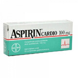 Aspirina Cardio 100mg, 30 comprimidos, Bayer