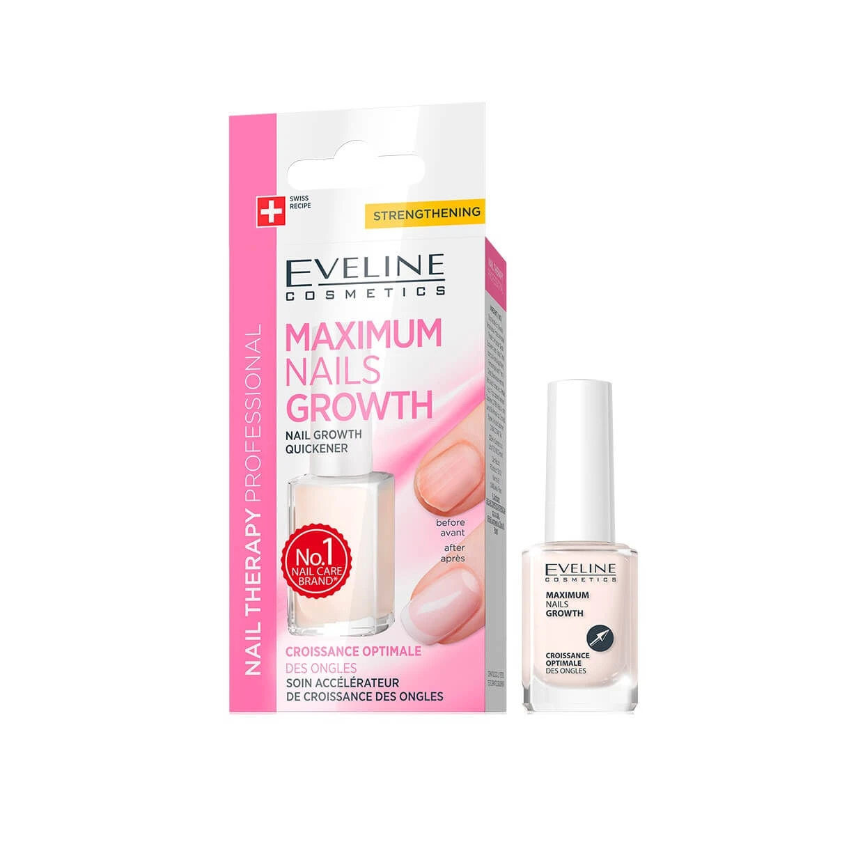 Nail Therapy Professional Schnellwachsende Behandlung, 12 ml, Eveline Cosmetics