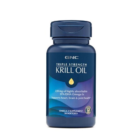 Dreifache Stärke Krill-Öl (735822), 30 Kapseln, GNC
