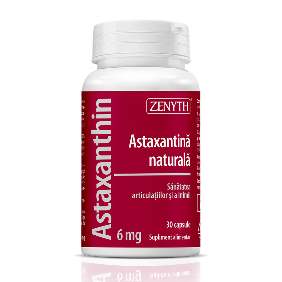 Astaxanthin 6 mg, 30 Kapseln, Zenyth