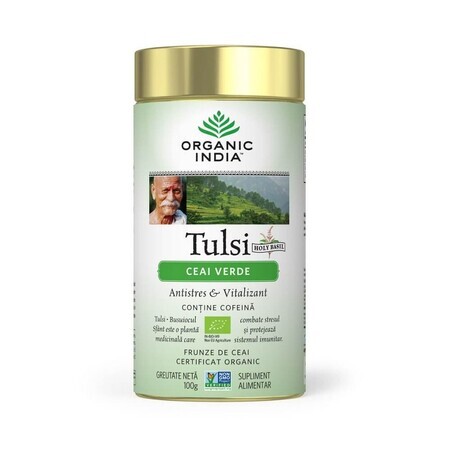 Tulsi Grüner Tee, 100 g, Bio Indien