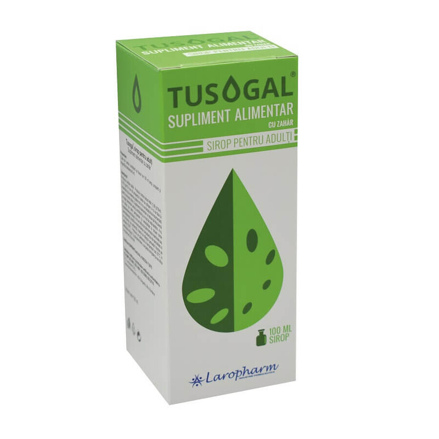 Tusogal, sirop pentru adulți, 100 ml, Laropharm