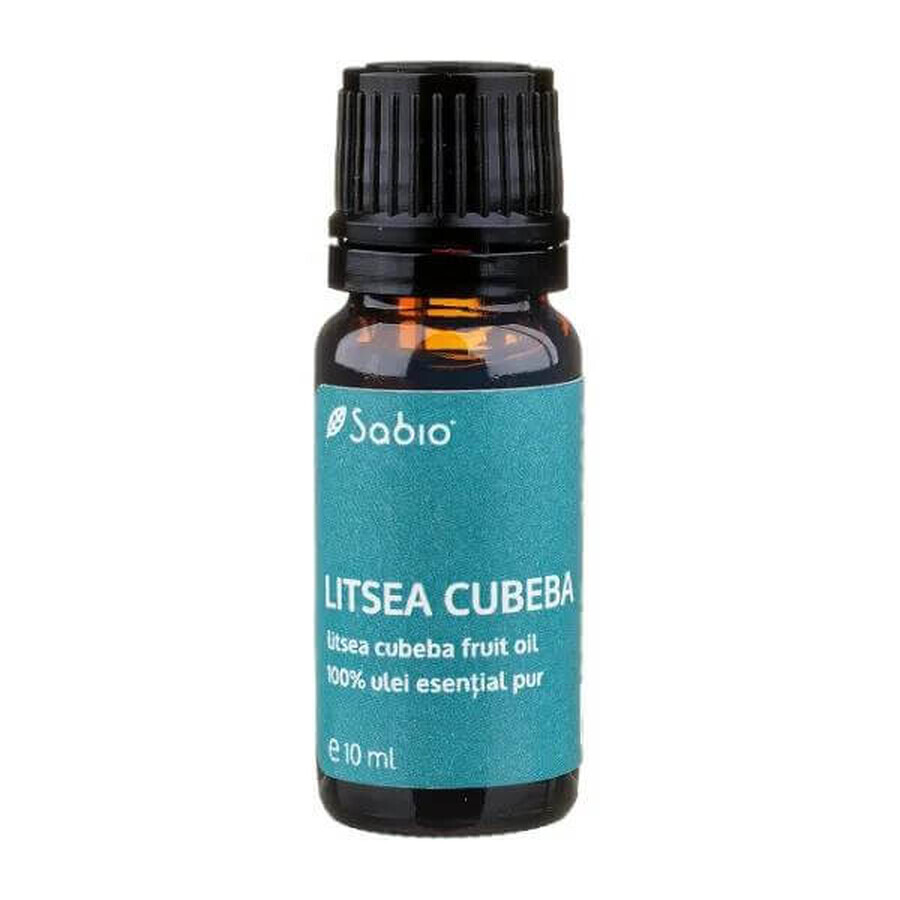 100% reines ätherisches Öl Litsea Cubeba, 10 ml, Sabio