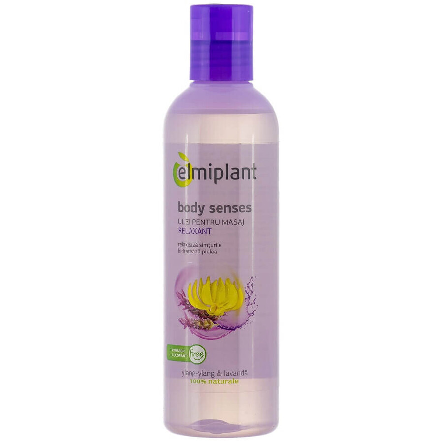 Entspannendes Massageöl mit Lavendel, 250 ml, Elmiplant