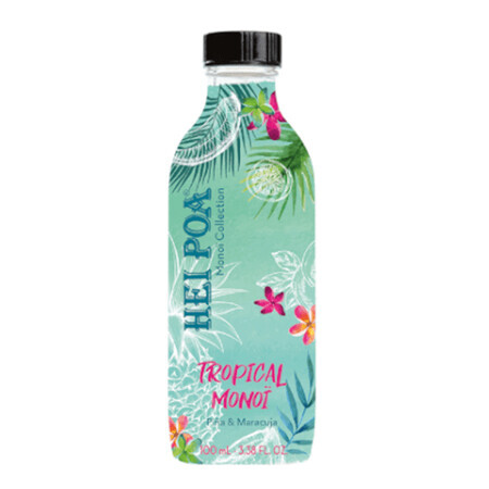 Ulei de Monoi AO Tropical Pina și Maracuja, 100 ml, Hei Poa Tahiti