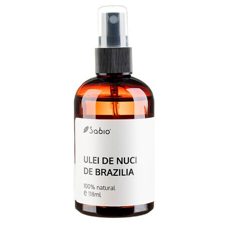 Ulei de nuci de Brazilia 100 natural, 118 ml, Sabio