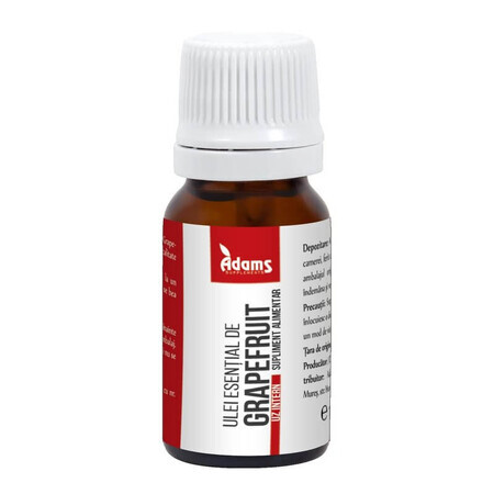 Ulei esential de Grapefruit, 10ml, Adams Vision