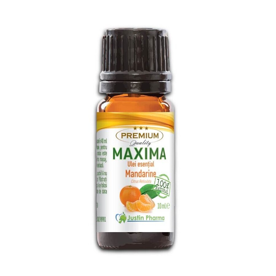 Ulei esential de mandarine, 10 ml, Justin Pharma