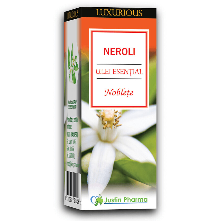 Ulei esential de neroli Luxurious, 10 ml, Justin Pharma