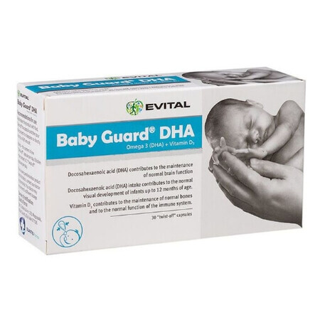 Baby Guard DHA, 30 Kapseln, Evital