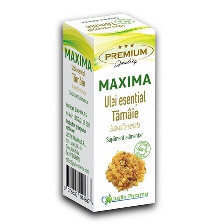 Ulei esential de Tamaie Maxima, 10 ml, Justin Pharma