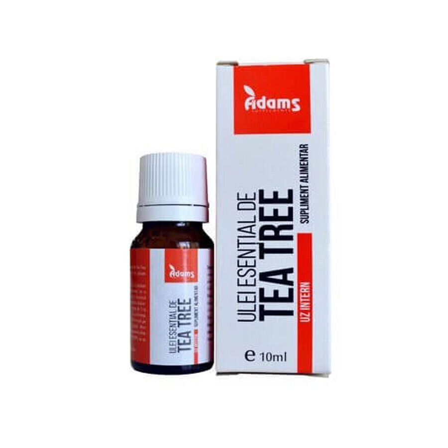 Ätherisches Teebaumöl, 10 ml, innere Anwendung, Adams Vision