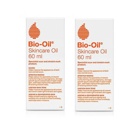 Hautpflegeöl, 60 ml + 60 ml, Bio Öl