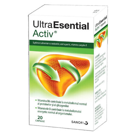 Ultra Esential Activ, 20 capsule, Sanofi