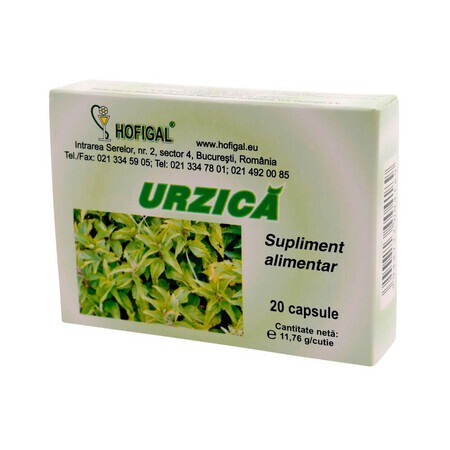 Urzică, 20 capsule, Hofigal