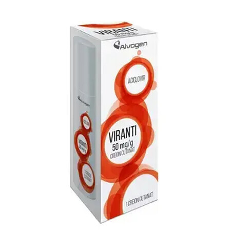 Viranti 50 mg/g creion cutanat, Alvogen