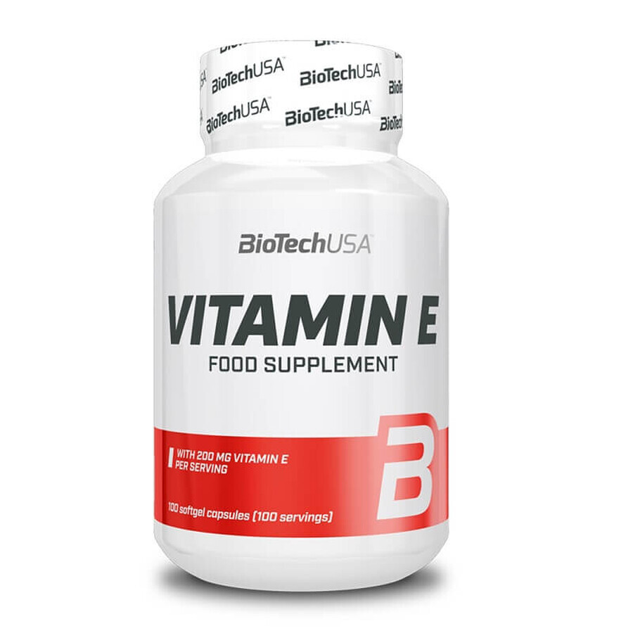Vitamin E, 100 Weichkapseln, BioTech USA