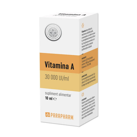 Vitamin A 30000 IU/ml, 10 ml, Parapharm