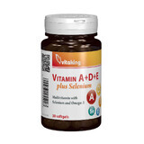 Vitamin A+D+E+Selenium, 30 Weichkapseln, Vitaking