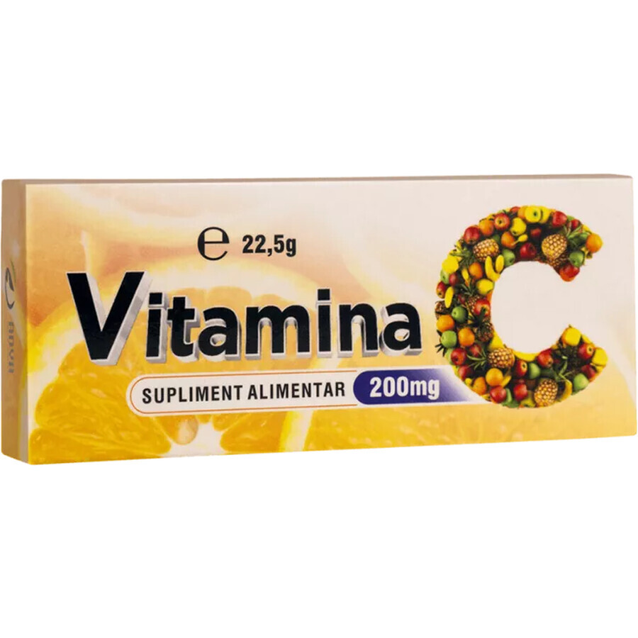 Vitamina C 200 mg, 30 comprimate, Adya
