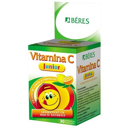 Vitamin C Junior, 30 Kautabletten, Beres
