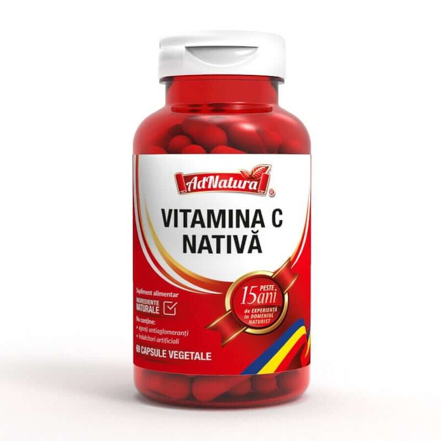 Natives Vitamin C, 60 Kapseln, AdNatura