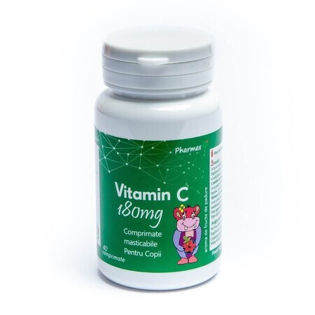 Vitamina C, 180 mg, 40 comprimate, Pharmex