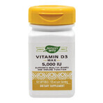 Vitamin D3 5000 IU Nature's Way, 60 capsules, Secom