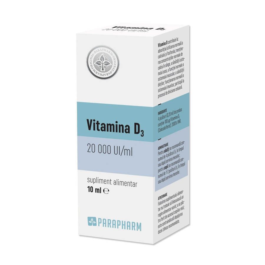 Vitamin D3, 10 ml, Parapharm Bewertungen