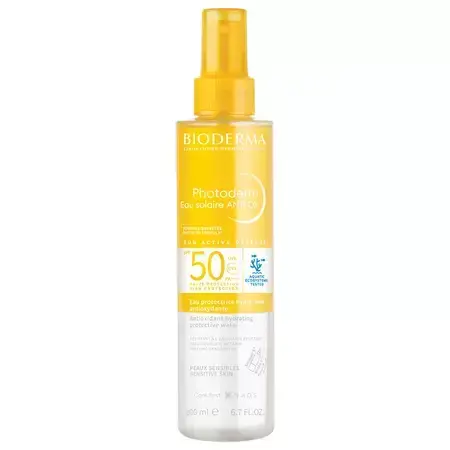Sonnenschutzwasser SPF 50 für empfindliche Haut Photoderm Anti-Ox, 200 ml, Bioderma