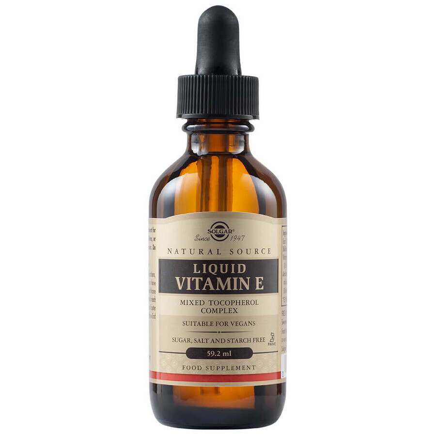 Vitamina E lichidă din surse naturale, 59.2 ml, Solgar recenzii