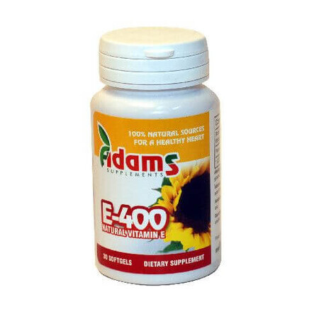 Vitamina E-400, 30 capsule, Adams Vision