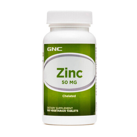 Zink Chelat 50 mg (253920), 100 Tabletten, GNC