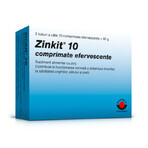 Zinkit 10, 20 effervescent tablets, Worwag Pharma