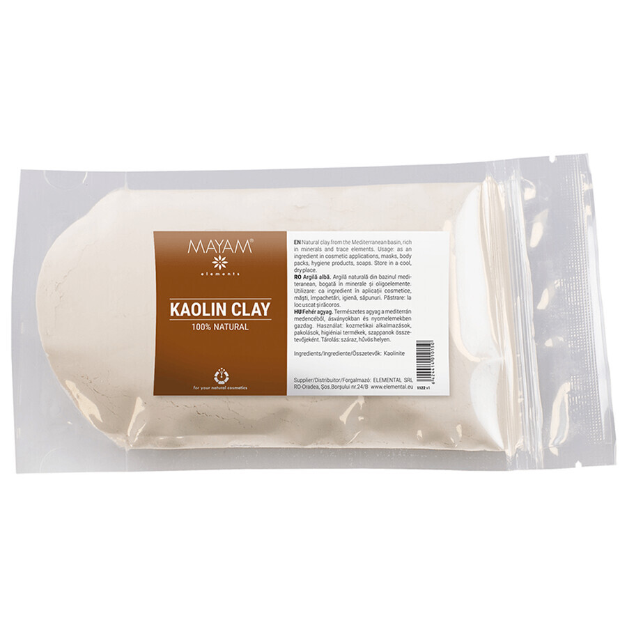 Natürliche feine weiße Tonerde Kaolin M-1122, 100 gr, Mayam